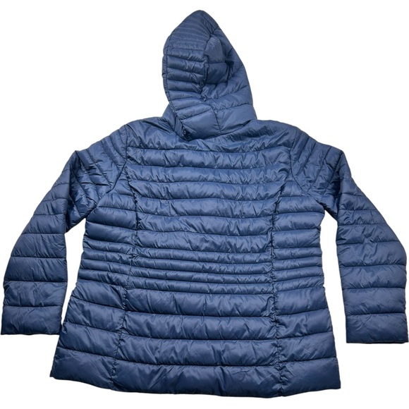 Point Zero Ultralight Packable Puffer Jacket blue Navy Women’s size  2XL NWT - Picture 6 of 16